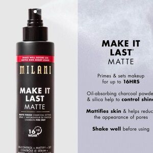 🆕 Milani Make It Last Matte Setting Spray